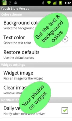 Youth Bible Verses android App screenshot 0